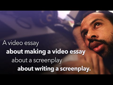 afbeelding A video essay about making a video essay about a screenplay about writing a screenplay