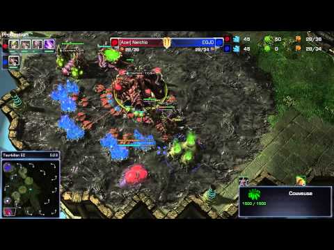 (HD874) Jaedong vs Nerchio - ZvZ - Heart of the Swarm [FR]