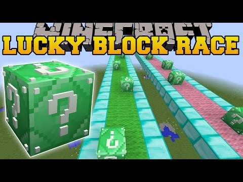 Minecraft: INSANE EMERALD LUCKY BLOCK RACE - Lucky Block Mod - Modded Mini-Game