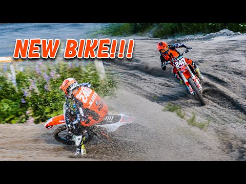 FIRST RIDE WITH NEW DIRT BIKE (KTM 350 SX-F 2020)