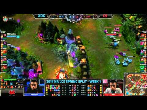 XDG Gaming vs Cloud 9 - LCS NA 2014 W1D1