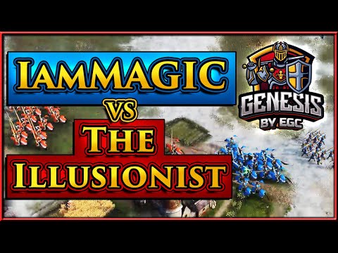 AoM Pro in AoE4?! IamMagic plays against TheIllusionist| French vs Chinese | EGC Genesis Qualifiers