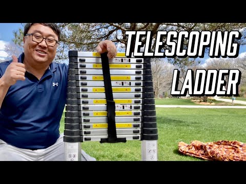 3.8 Meter Aluminum Telescopic Ladder