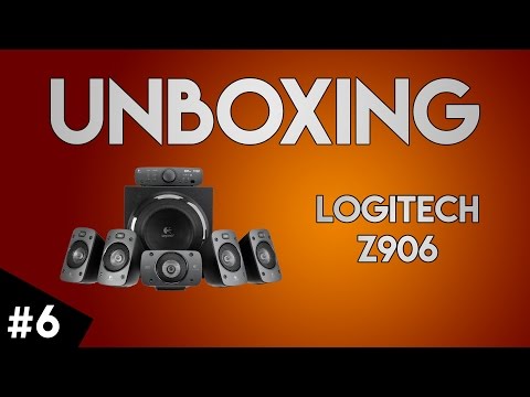 logitech z906 unboxing