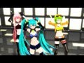 MMD Sexy Hatsune Miku GUMI Megurine Luka「Hi ...