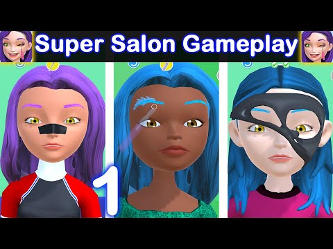 Super Salon Game by Lion Studios - First Look | Game-play (IOS , Android) | MG Games