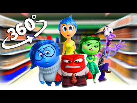 Inside Out 2 - Supermarket in 360° Video  VR  4K