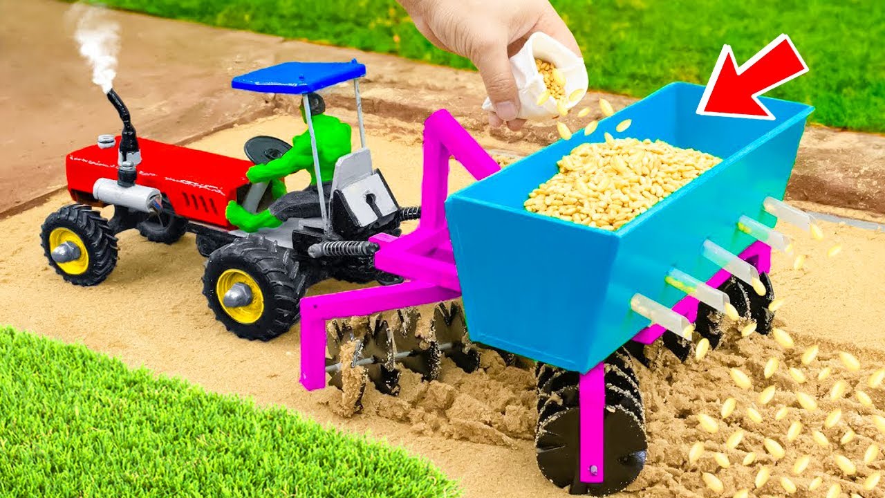 Diy tractor innovation: building an automatic seeding machine for efficient planting