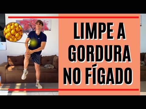 10 exercícios para limpar a gordura no fígado - reverter esteatose (baixo impacto)