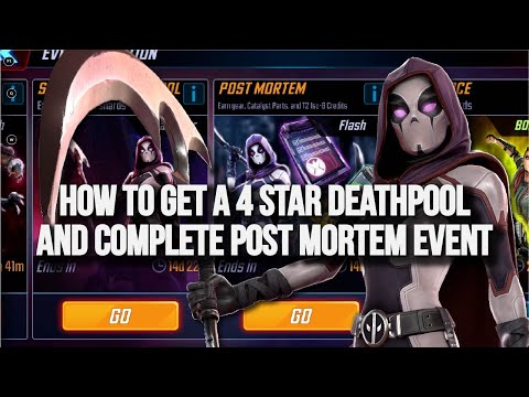 Earn A Four Star Deathpool and All Milestones for Post Mortem Event!  I Marvel Strike Force - MSF