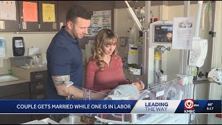 KMBC | Couple gets Married while Mother is in Labor