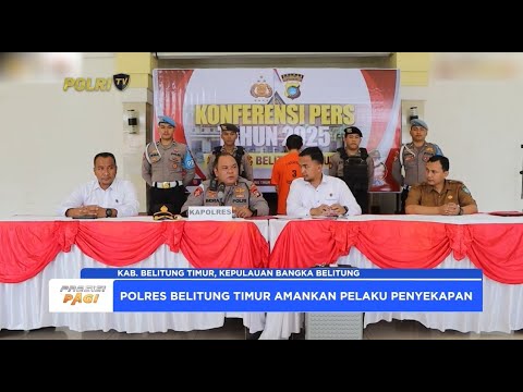 POLRES BELITUNG TIMUR AMANKAN PELAKU PENYEKAPAN