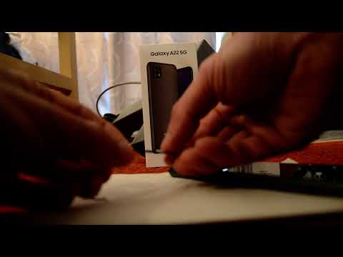 Samsung Galaxy A22 5G: How to insert the SIM card? Installation of the nano SIM Card