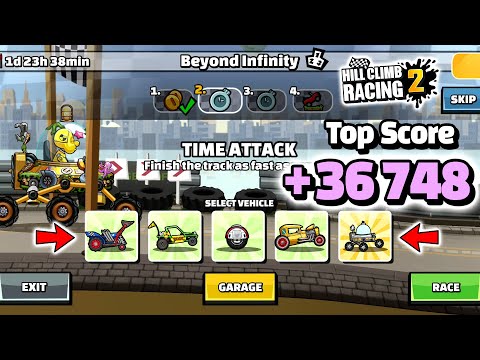 Hill Climb Racing 2 - 36748 points in BEYOND INFINITY New Team Event