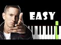 The Real Slim Shady EASY BEGINNER Piano Tutorial | Eminem