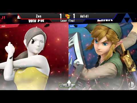 [Level Up - Opening Ultimate] LF - Zenryukhan (Wii Fit Trainer) vs Adidi (Link)