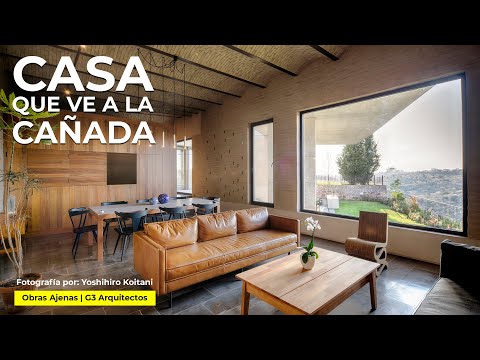 CASA INTROSPECTIVA que VE A LA CAÑADA de CONCRETO y TIERRA | Obras Ajenas | G3 Arquitectos | P2