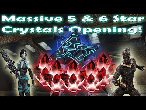Insane Luck ! Massive 5 and 6 Star Crystal Opening - Marvel Contest of Champions