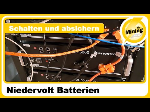 Low-voltage batteries: Correctly cross-connect and fuse them! Example: 3x Victron Multiplus 5000