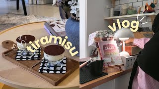 Cafe Vlog: Koffie Lane Cafe, make easy Tiramisu at home | No-Bake Dessert • 2025 Passion, New Hobby✨
