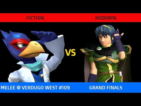 Fiction (Falco) vs. KoDoRiN (Marth) - Verdugo West #109 Grand Finals SSBM