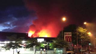 preview picture of video 'Christchurch CBD Fire'