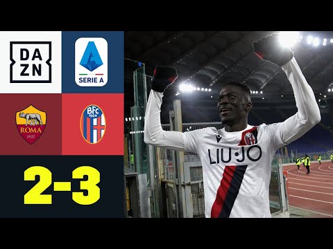Musa Barrow: Doppelpack und Verletzung! AS Rom - FC Bologna 2:3 I Serie A | DAZN Highlights