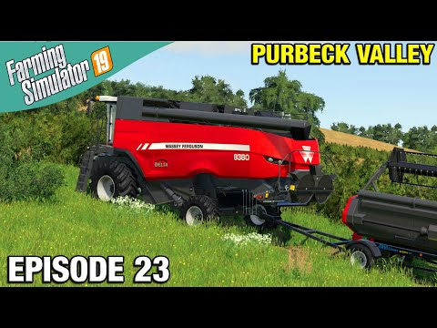 TIME FOR A NEW COMBINE Farming Simulator 19 Timelapse - Purbeck Valley Farm FS19 Ep 23