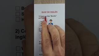 🇺🇸 Venha testar seu inglês com essas perguntas fáceis - Quiz 💬