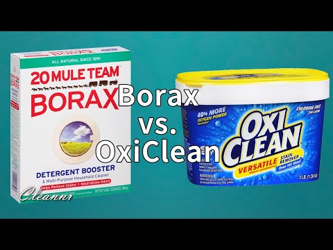 Borax vs Oxiclean: What is the difference?
