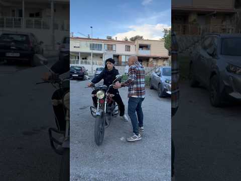 Dedemin Motoru İçin Güvence Verdim😅#komik #motor #baba #eğlence