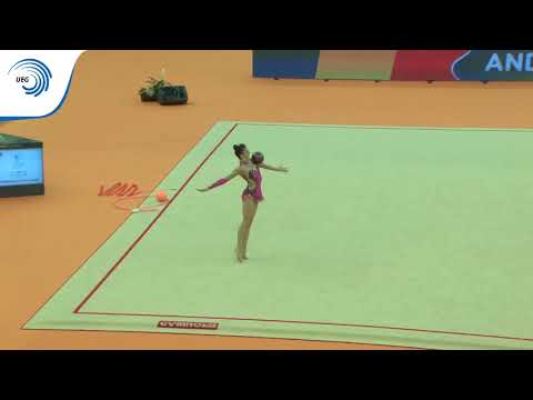 Andreea VERDES (ROU) - 2018 Rhythmic Europeans, all around final ball