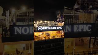 ⚪️NORWEGIAN EPIC SAILAWAY FROM PUERTO RICO!🇵🇷 #cruiseship #cruise #cruisetour