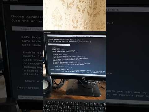 computer safe mode open || safe mode windows 7 #shorts #short #computer