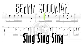 Benny Goodman - Sing Sing Sing ((Quick Step / 50 Bpm)) (🔴Drum Notation | PDF) By @chamisdrums