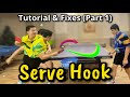 How to serve short and long Hook serves for professional athletes |  Ti Long guide & fix errors