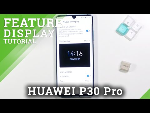 How to Switch On Always On Display in Huawei P30 Pro - Enable AOD
