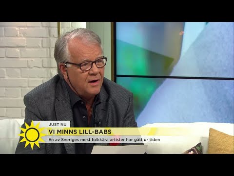 Hör Lasse Berghagens dikt till Lill-Babs – som får Tilde att gråta - Nyhetsmorgon (TV4)
