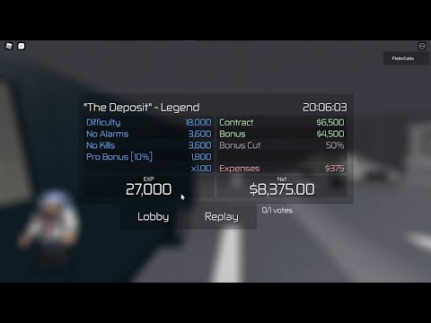 The Deposit Legend No kills No disguise Infiltrator Solo