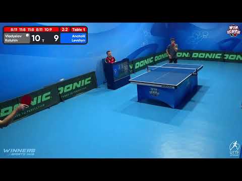 10:00 Vladyslav Kaluhin 3 - 2 Anatolii Levshyn West 1 WIN CUP 13.10.2022 | TABLE TENNIS WINCUP