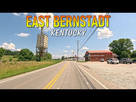 East Bernstadt Kentucky Driving Through