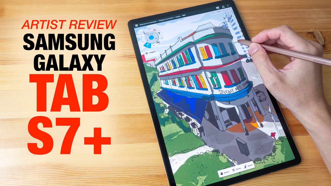 Artist Review: Samsung Tab S7+