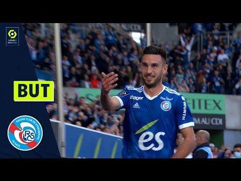But Adrien THOMASSON (64' - RCSA) RC STRASBOURG ALSACE - FC LORIENT (4-0) 21/22