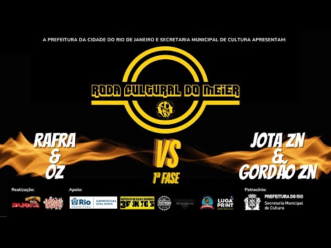 Batalha de Mc´s (Duplas) - Rafra & OZ X Jota ZN & Gordão ZN- Roda Cultural do Méier - 1ªFase🔥