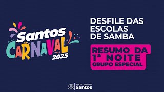 #Carnaval2025 - Assista ao Grupo Especial na 1ª noite de folia na Passarela do Samba