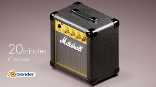 オープニング - 【blender】ギターアンプを超簡単モデリング!
