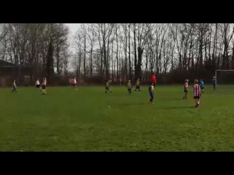 Flakkee jo9-3 maakt de 3-3 tegen wfb