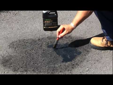 comment nettoyer tache d'huile sur asphalte