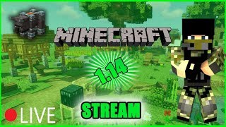 Miniaturka - Minecraft 1.14 #2 Budujemy Dom , zbieramy jedzenie i zajmujemy się NPC wioski