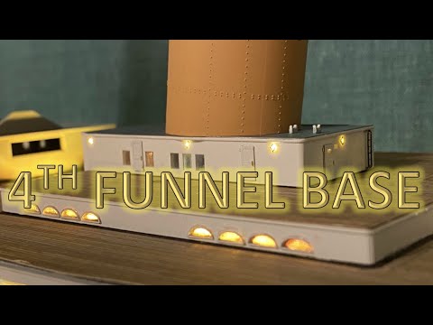 Radio Control Trumpeter 1:200 Titanic Build Part 49 - 4th Funnel Base Part 1